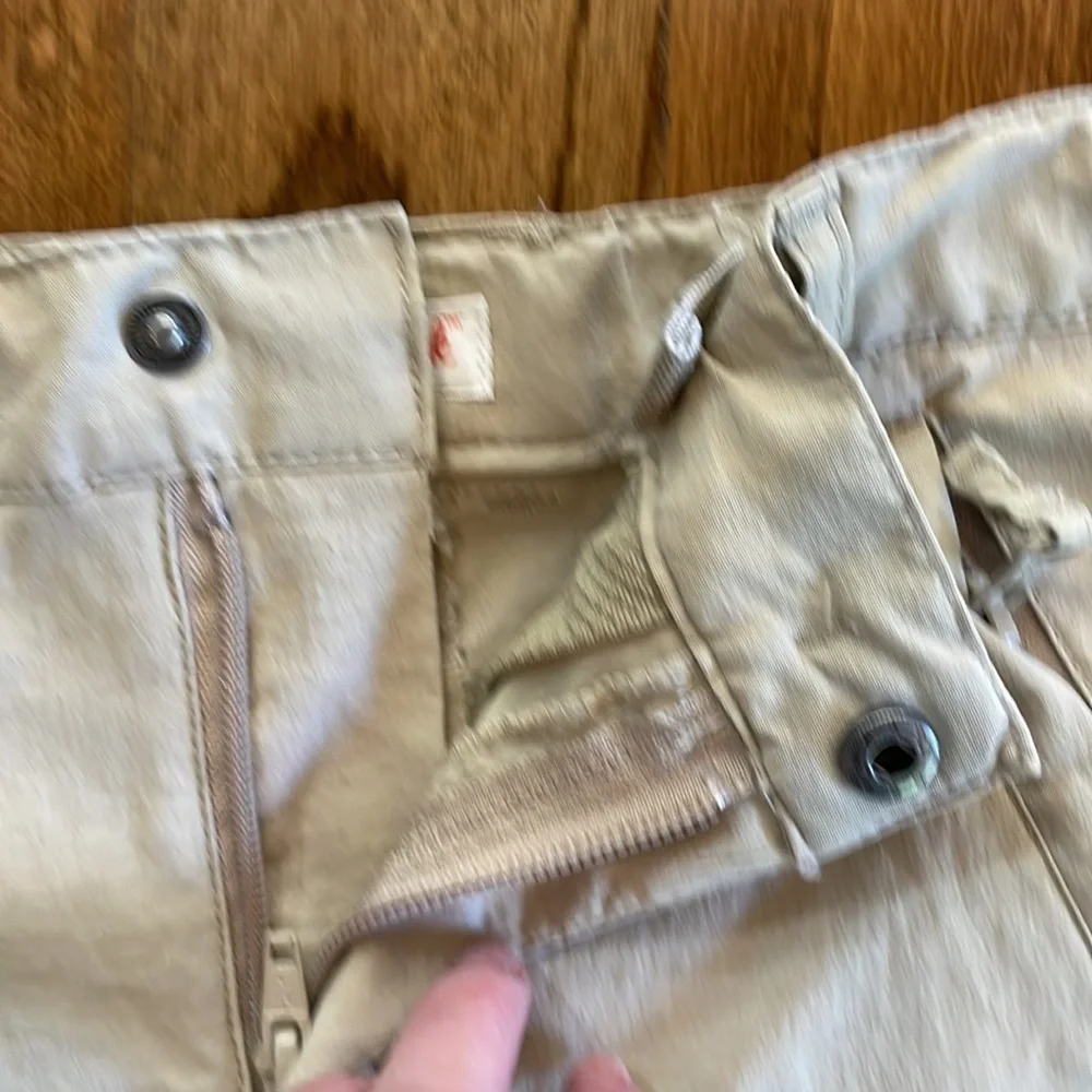 Pair of boys khaki shorts size 10. Cat and jack and gap. EUC